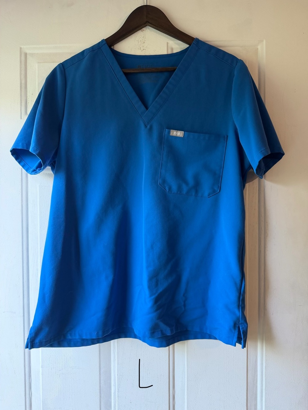 Royal blue L Catarina figs top